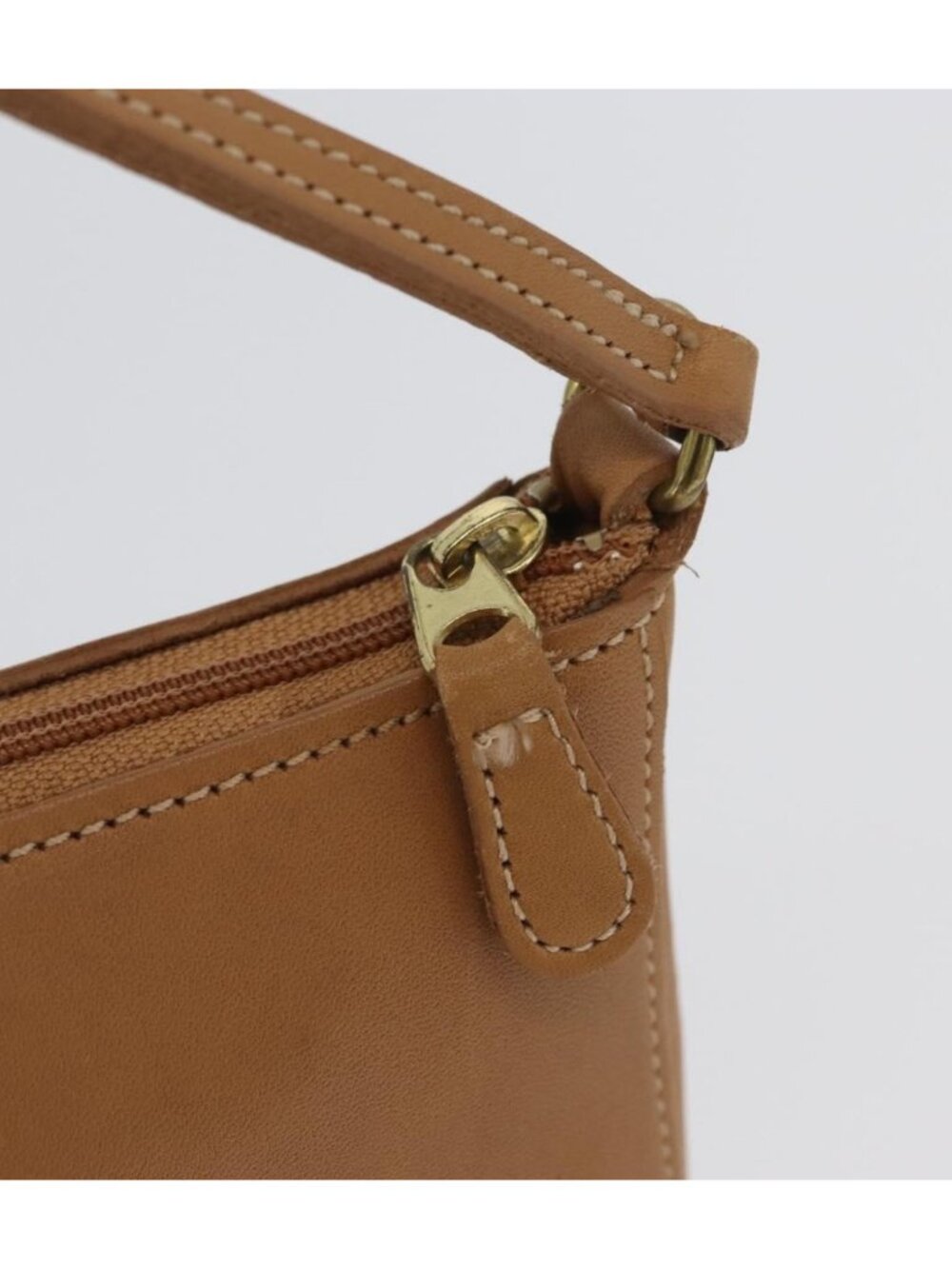 Coach Hand Pouch PVC Beige Gold - Picture 9 of 16